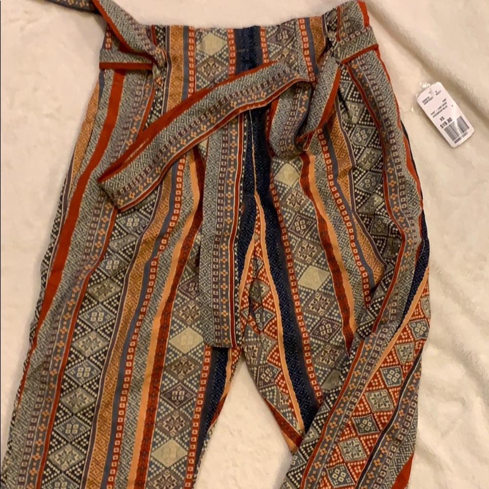 Forever 21 geometric pattern pants.